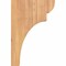 Ekena Millwork Yorktown Smooth Corbel, Western Red Cedar, 3 1/2"W x 8"D x 12"H COR04X08X12YOR00SWR - alternate 4